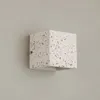 Wall Lamp Outdoor Waterproof Terrazzo Personalized Simple Villa Courtyard Garden Terrace Exterior Square Cement