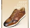 Casual Shoes 2024 Hand-made Real Leather Men Sport Fashion Leisure Genuine Male Footwears Autumn Winter Running Shoe A141