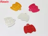 Appareils pour chiens 100 PCS / lot Tags de visage en aluminium pour animaux de compagnie personnalisés pour animaux de compagnie Choton de chaton