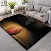 Carpets Water Fire Music Basketball Larger Mat Flannel Velvet Memory Soft Rug Play Game Mats Baby Craming Bed Area Rugs Parlor Decor 002