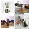 Mills Manual Pepper Salt Grinder Sauce en acier inoxydable Sauce Grinders Drop Livraison Home Garden Cuisine, Bar à manger outils de cuisine DHFMX