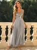 Casual Dresses Sexy Backless Maxi Sequin Summer Dress Women Elegant Long Bridesmaid Evening Woman Mesh Birthday Party Vestidos