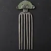 Verktyg Ny designer Original Comb Hairpin Thai Silver Jewelry Chinese Retro Inlaid Jade Luxury Charm Ladies Silver Jewelry