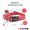 Dog Collars Nylon Diving Material Comfortable And Soft Training O-ring Collar Small Medium-sized Dogs Adjustable Pet Leash