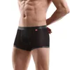 Underpants Männer sexy Unterwäsche transparent Boxer Shorts Penis Pouch Trunks Gay Exotic Jockstraps atmungsaktives Stück Mesh Solid