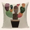 Pillow Fashion Africa Tropical Plant Covers Cactus Pillowcase Seat Decor Car/Chair/Office Sofa Decoration Custom