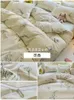 Bettwäsche-Sets Baumwoll-Vierköpfe 100 reines Bettblatt Duvet Cover dreiteilige Frühlings- und Sommermädchen