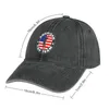 Beret American Top Team Das Hemd Cowboy Hat Strand flauschig für Mädchen Männer