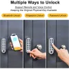 Lock Lockin G30 Tuya App WiFi Smart Door Lock Schnellschlüsselloser Eingang Bluetooth Fingerabdruck Tastatur entsperren kompatibel mit Alexa Google