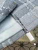 Saias de lã feminina Tweed Salia curta A-Sub Blue Plaid