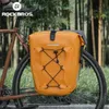 Sac à vélos étanche Rockbros 25L Panier de vélo de voyage Bicycle arrière Sac à vélo arrière Sacs à coffre Sacs 1PCS 240329