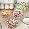 Ensembles de vaisselle 3 PCS Coat Microwave Bowl Cover Holder Sectimper Mat Protectif de tapis sans glissement pour bols Supplies Kitchen