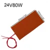 Blankets Fast Heating Pad Heater Plate Mat 0.4 W/cm² 12V/24V 150mm Line 1pc Electric Orange Silicone With Adhesive Backing Blanket