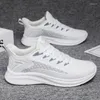 Casual Shoes Men's Mesh Lightweight Running Spring Outside Non-slip Lace Up Sneakers Comfortable Soft Sole Trainers