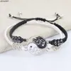 Novo Dragon Totem Tai Chi Casal Bracelet National Wind Bagua yin yang bom amigo tecendo handrope