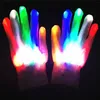 Party Supplies Led Gloves Stage Performance Entertainment Cheer Halloween Handschoen kleurrijke flashhandschoenenlt896