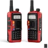 Walkie Talkie Baofeng Bf UVS9 Plus 10W VHFUHF Triband Two Way Radio FM HAM LONGRANGE RED7114611 DROP DERVILYERTERENICS TELECOMMUN DHIH5