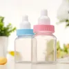 Gift Wrap 60pcs Mini Feeding Bottles Girl Boy Baby Shower Favor Boxes Package Christening Baptism Party Supplies Chocolate Candy Bags