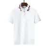 サマーメンズTシャツポロスデザイナーカジュアルポロ短袖ビジネスカジュアルティー衣料品M-3XLトップ