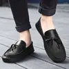 Casual Shoes High Quality Business Loafers Men Luxury Slip On Genuine Leather Mens Driving Office Formal Boat