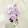 Dekorative Blumen 1PC Simulation Einer Schmetterling Orchideenblume künstliche Kunststoff gefälschter Hochzeitshome El Bar Weihnachtsfeier Dekoration