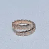 ring 18k plate jewlry viper ring 2colour with stone aesthetic design rings no stone silver serpentii rings luxury jewelry size 6 7 8 9 rings snake ring set gift