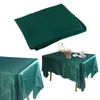 Tischtuch Satin Tischdecke Mariage Overlay Dekoration Rechteckige Weihnachtsgeburtstagsfeier Restaurant Bankett