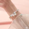 Strand Spring Summer Sweet Convallaria Flower Bracelets для девочек мода простые цветные студенческие браслет для бисера Оптовые