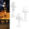 Candle Holders Table Lamp Shape Candelabra Glass Holder Candlestick Exquisite Decor