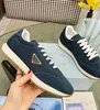Top Quality Men Prax 01 Re-Nylon Sneakers Shoes Grain Leather & Suede Black Grey White Rubber Sole Trainers Perfect Brand Man Comfortable Daily Walking EU38-46
