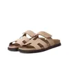 Slingback Sandles for Women Designer Icke-halk Sole Sunny Men Designer Slides Standard Size Beach Designer Sandaler Casual Party Office Färgglada