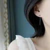 dangle earringsタッセルボールチェリー