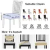 Couvre-chaise Jacquard Stretch Soutr Cover Solid Spandex Washable Failchair Protector for Wedding Kitchen Banquet Home