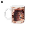 Mugs 3D Bookshelf Mug A Library Shelf Cup Creative Space Design Multi-Purpose Coffee Readers Gifts