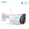 Telecamere Reolink Argus Eco WiFi IP Camera Wirefree1080p con fotocamera di sicurezza per esterni solare a batteria ricaricabile