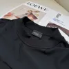 メンズプラスティーポロスラウンドネック刺繍と印刷されたポーラースタイルの夏の夏の摩耗ピュアコットンTシャツR2QE22