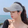 Ensembles de literie 2024 Femmes Hollow Out tricot Dome Bucket Hat Wide Brim Pliable Place Caps de plage d'été Soleil en plein air Cap