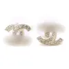 Mode Stud oorbellen vrouw luxe ontwerper oorrel multi -kleuren c letter sieraden vrouwen 18k diamant bruiloft cadeaus t2302031