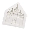 Baking Moulds Castle Silicone Cake Mold Sugarcraft Fondant Decorating Tools Chocolate Gumpaste Cupcake