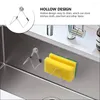 Deposito cucina in acciaio inossidabile porta spugna telaio magnetico Tap staffa a prova di lavandino a prova di acqua per asciugatura rapida sapone per la pulizia di pulizia rapida