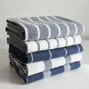 Table Mats Cotton Color Woven Kitchen Towel Blue Series Household Dish Tea