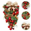 Decorative Flowers Christmas Ornaments Wall Wreath Garland Front Door Bow Tree Topper Decoration Window Trim