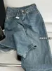 Jeans femminile da donna civery donna alta pantaloni in jeans in denim a tutta lunghezza largo blu dritto gamba larga 2024 molla coreana moda
