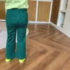 Trousers Spring And Autumn Girls Pants Elastic Bell-Bottoms Baby Kids Clothing Casual Plaid Pants New Comfortab Fashion Pants L46