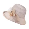 Beretti Cappelli da festa vintage Donne Summer Wide Brim Sun Beach Hat HAT Banquet Fashion