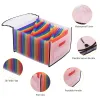 Sorter Accordian File Folder Organizer 24 Pockets Uitbreiding van bestandszakken met Cover A4 Letter Grootte documentorganisator Rainbow Color