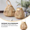 Candle Holders Candlestick Ornament Delicate Candleholder Romantic Decorative Bamboo Table Household