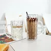 Wine Glasses 445Ml Tree Pattern Glass Cup Beer Mugs Coffee Healthy Lead Free Drink Mug Tea Transparent Drinkware