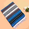 Blankets Yoga Blanket Mexican Fringe Western Beach Sand Camping Couch Shawl Thick