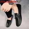 Casual schoenen Echte lederen heren slip op kwastjes Loafers Men Handgemaakte mocassins mannelijke drijvende zakelijke flats luxe loafer